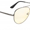 Компютърни очила GUNNAR Maverick Gunmetal Clear, Сребрист