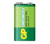 Цинк карбонова батерия GP 6F22 /9V/ Greencell 1604GLF-B 1 бр. shrink
