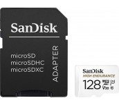 Карта памет SANDISK MAX Endurance, SD Адаптер, micro SDXC UHD, V30, 128GB, Class 10