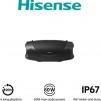 Hisense, FlexBoom, Party speaker 2.0 Ch., 80W, BT, 20h play,IP67 Water and Dust Proof,Ambient Light,Black