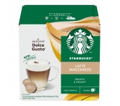 КАФЕ КАПСУЛИ STARBUCKS DOLCE GUSTO БЯЛО ЛАТЕ МАКИАТО 12БР.