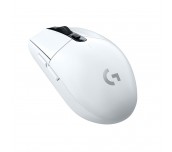 Logitech G305 Wireless Mouse, Lightsync RGB, Lightspeed Wireless, HERO 12K DPI Sensor, 400 IPS, 6 Programmable Buttons, White