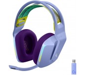 Logitech G733 Wireless Headset, Lightsync RGB, Lightspeed Wireless, PRO-G 40 mm Drivers, DTS Headphone:X 2.0 Surround, Blue Voice Microphone, 278 g, Lilac