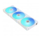 Вентилатори Lian-Li UNI AL120 V2 ARGB PWM, 3 броя в комплект, Включен контролер, Бял