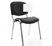 СТОЛ ПОСЕТИТЕЛСКИ TAURUS TNT ХРОМ КОЖА SK-B БЯЛ