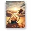 ТЕТРАДКА СПИРАЛА B&W STORY IN A BOTTLE A4 80Л МИКС