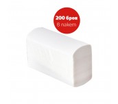 КЪРПИ ЗА РЪЦЕ MIRADA V 21х18 СМ 200 БРОЯ 2 ПЛ. ЦЕЛУЛОЗНИ