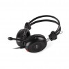 СЛУШАЛКИ С МИКРОФОН A4TECH HU-30 USB ЧЕРНИ