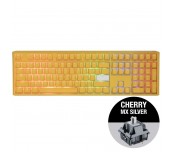 Геймърскa механична клавиатура Ducky One 3 Yellow Full-Size, Cherry MX Silver