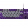 Fury Gaming Keyboard Kanabo K2, US layout, White backlight, Mechanical, Grey-Violet