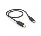 HAMA Кабел за зареждане, USB-C - USB-C, 0,5 м, черен