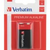 Verbatim ALKALINE BATTERY 9V 1 PACK (HANGCARD)