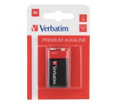 Verbatim ALKALINE BATTERY 9V 1 PACK (HANGCARD)