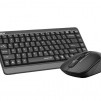 Комплект клавиатура и мишка A4TECH Fstyler FGS1110Q, Безжичен, Сива