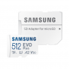 Карта памет Samsung EVO Plus, microSDXC, UHS-I, 512GB, Адаптер