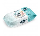 МОКРИ КЪРПИ PAPILION COLOTIS BABY С КАПАК 80 БР.