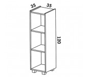 СТЕЛАЖ БЕЗ ГРЪБ SMART BOX-3, 35/35/120