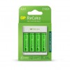 Зарядно GP BATTERIES E411 +  2100mAh AA, За 4 броя, NiMH