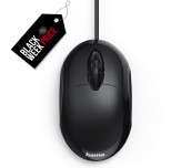 МИШКА HAMA MC-100 1,3M 1000DPI BLACK