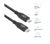 ACT Кабел USB-C - USB-C, 2 м / USB4, 20Gbps, 240W
