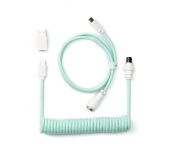 Кабел за клавиатура Keychron Coiled Aviator - Mint
