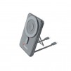Verbatim Charge 'n' Go 2C Power Bank Magnetic Wireless 5000mAh with 2 USB-C Cables & Stand Grey