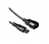 ACT Захранващ кабел C14-C15, черен, 0.50м