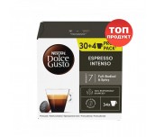 КАФЕ КАПСУЛИ NESCAFE DOLCE GUSTO ESPRESSO INTENSO ПРОМО ПАКЕТ 30+4 БР.