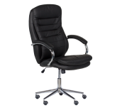 ДИРЕКТОРСКИ СТОЛ CARMEN 6113-1 ХРОМ ЧEРEН