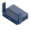 Безжичен рутер Cudy TR3000 VPN Travel router AX3000,2.5Ghz WAN,USB-C, 2 x антени,син