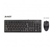 КОМПЛЕКТ КЛАВИАТУРА+МИШКА A4TECH KB-72620 ЖИЧНИ USB ЧЕРЕН