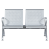 ПОСЕТИТЕЛСКА ПЕЙКА С 2 МЕСТА CR-1031-2 - СРЕБЪРНА