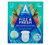 ТАБЛЕТКИ ПОЧИСТВАНЕ ТОАЛЕТНИ ASTONISH 8БР ЕВКАЛИПТ