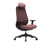 ЕРГОНОМИЧЕН СТОЛ MOKA BLACK БУРГУНДИ