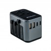 Verbatim UTA-03 Universal Travel Adapter with 1 x USB-C PD 30W & QC 3.0 / 2 x USB-C / 2 x USB-A