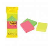 ЛИСТЧЕТА САМОЗАЛЕПВАЩИ 3М POST-IT 38X51 3 Х 100 Л НЕОН МИКС