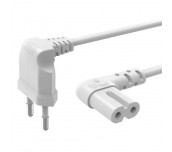 Захранващ кабел HAMA, под ъгъл 90°, 221102