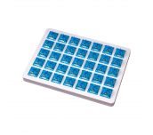 Суичове за механична клавиатура Keychron Gateron Phantom Blue Switch, Комплект 35 броя