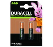 Акумулаторна батерия DURACELL R03 AAA, 900mAh NiMH, 1.2V, 2 бр. в опаковка
