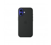 Apple iPhone 16 Plus Silicone Case with MagSafe - Black