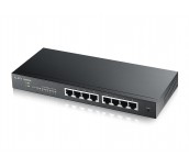 Суич ZYXEL GS1900, 8 портов управляем, Gigabit