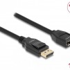 Удължителен кабел Delock DisplayPort 1.2 мъжко - DisplayPort женско