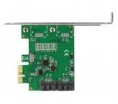 Карта Delock, PCI Express x1 към 2 port SATA, RAID