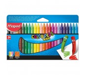 ВОСЪЧНИ ПАСТЕЛИ MAPED COLOR'PEPS 24 ЦВЯТА