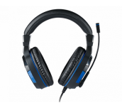 Геймърски слушалки Nacon Bigben PS4 Official Headset V3, Микрофон, Черен/Син