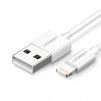 КАБЕЛ UGREEN US155 USB А / Lightining MFI, 1М,БЯЛ
