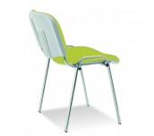 СТОЛ ПОСЕТИТЕЛСКИ ISO BIANCO ХРОМ ДАМАСКА YB156