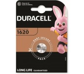 Бутонна батерия DURACELL CR-1620, 3V, Литиева
