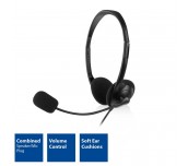 ACT Слушалки с микрофон, 3.5mm жак, 2м