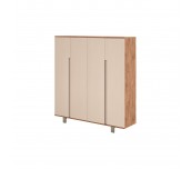 ШКАФ ГАРДЕРОБ С 4 ВРАТИ 1500/400/1590 ПДЧ И MDF СЕРИЯ ГРАНД
